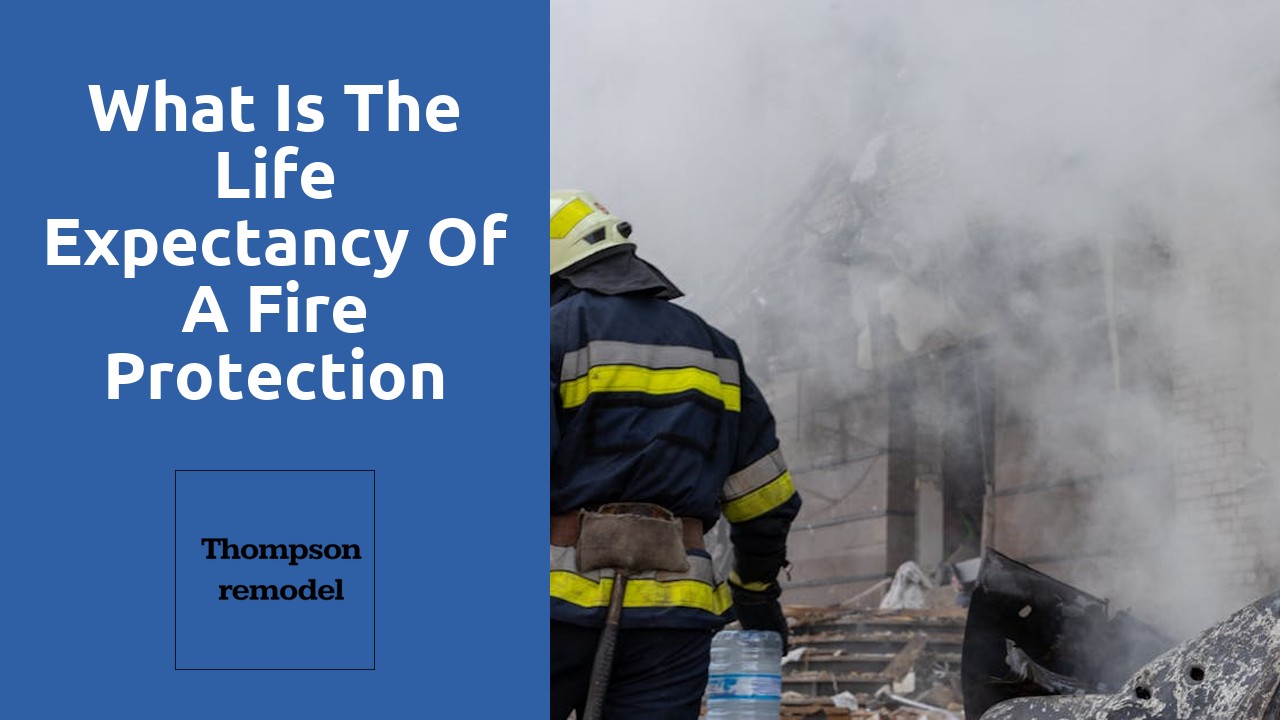 What is the life expectancy of a fire protection system?